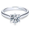 Gabriel & Co 14K White Gold Round Diamond Engagement Ring  ER6623W4JJJ