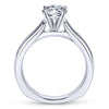 Gabriel & Co 14K White Gold Round Diamond Engagement Ring  ER6639W4JJJ