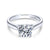 Gabriel & Co 14K White Gold Round Diamond Engagement Ring  ER6658W4JJJ