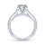 Gabriel & Co 14K White Gold Round Diamond Engagement Ring  ER6685W4JJJ