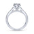 Gabriel & Co 14K White Gold Round Diamond Engagement Ring  ER6685W4JJJ