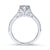 Gabriel & Co 14K White Gold Round Diamond Engagement Ring  ER7224W44JJ