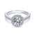 Gabriel & Co 14K White Gold Round Diamond Halo Engagement Ring ER7259W44JJ