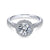 Gabriel & Co 14K White Gold Round Halo Diamond Engagement Ring  ER7261W44JJ