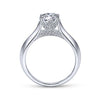 Gabriel & Co 18K White Gold Round Diamond Engagement Ring  ER7301W83JJ