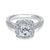 Gabriel & Co Vintage 14K White Gold Cushion Halo Diamond Engagement Ring  ER7500W44JJ