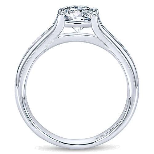 Gabriel & Co 14K White Gold Round Diamond Engagement Ring  ER7516W4JJJ