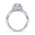 Gabriel & Co 14K White Gold Round Halo Diamond Engagement Ring  ER7543W44JJ