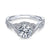 Gabriel & Co. 14k White Gold Round Halo ENGAGEMENT RING ER7543W44JJ