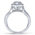 Gabriel & Co 14K White Gold Round Diamond Halo Engagement Ring ER7806W44JJ