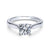 Gabriel & Co 14K White Gold Round Diamond Engagement Ring  ER7894W4JJJ