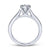 Gabriel & Co 14K White Gold Round Diamond Engagement Ring  ER7894W4JJJ