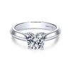 Gabriel & Co 18K White Gold Round Diamond Engagement Ring  ER8086W83JJ