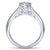 Gabriel & Co 14K White Gold Round Diamond Engagement Ring  ER8296W4JJJ