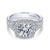 Gabriel & Co 14K White Gold Round Diamond Halo Engagement Ring ER8333W44JJ