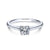 Gabriel & Co 14K White Gold Round Diamond Engagement Ring  ER8686W4JJJ
