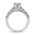 Gabriel & Co 14K White Gold Oval Diamond Engagement Ring  ER8805W44JJ