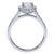 Gabriel & Co 14K White Gold Round Diamond Halo Engagement Ring ER8932W44JJ
