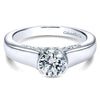 Gabriel & Co 14K White Gold Round Diamond Engagement Ring  ER9057W44JJ