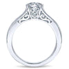 Gabriel & Co 14K White Gold Round Diamond Engagement Ring  ER9057W44JJ