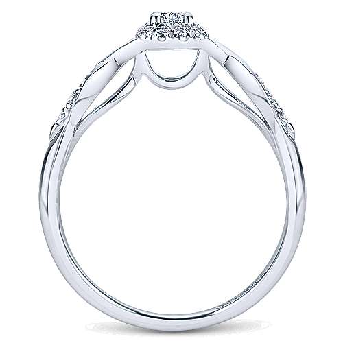 Gabriel & Co 14K White Gold Round Diamond Halo Engagement Ring ER912151R0W44JJ.CSD4