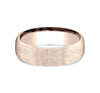 Benchmark EUCF565070R Rose Gold 14k 6.5mm Men's Wedding Band Ring