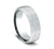 Benchmark EUCF565070W White Gold 14k 6.5mm Men's Wedding Band Ring