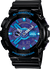Casio Gshock GA110HC-1A Mens Black and Blue Analog Digital Watch