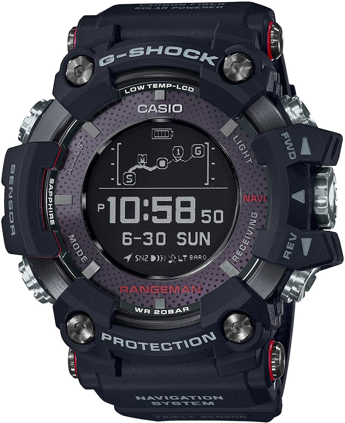 Casio G-Shock GPRB1000-1 RANGEMAN  60mm Case Men&#39;s Watch