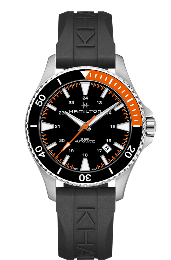 Hamilton Khaki Scuba H82305331 Black Rubber Strap Automatic Watch
