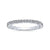 Gabriel & Co. 14K White Gold Scalloped Diamond Stackable Ring LR4801W45JJ