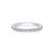 Gabriel & Co. 14K White Gold Scalloped Diamond Stackable Ring LR4801W45JJ