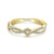 Gabriel & Co. 14K Yellow Gold Twisted Diamond Stackable Ring LR51168Y45JJ