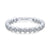 Gabriel & Co. 14K White Gold Hexagon Round Diamond Stackable Ring LR51174W45JJ