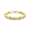 Gabriel & Co. 14K Yellow Gold Segmented Diamond Stackable Ring LR51176Y45JJ