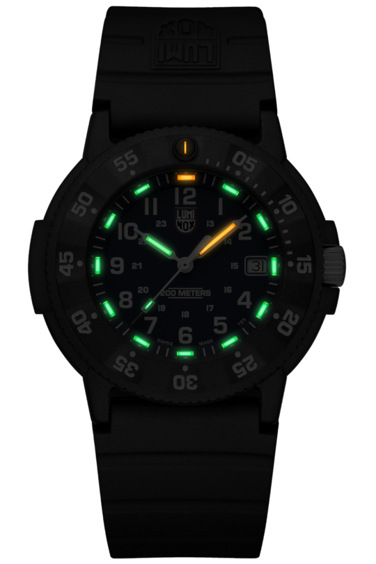 Luminox 3001.EVO.BO Men's Black Dial Swiss Quartz 43mm Case Watch