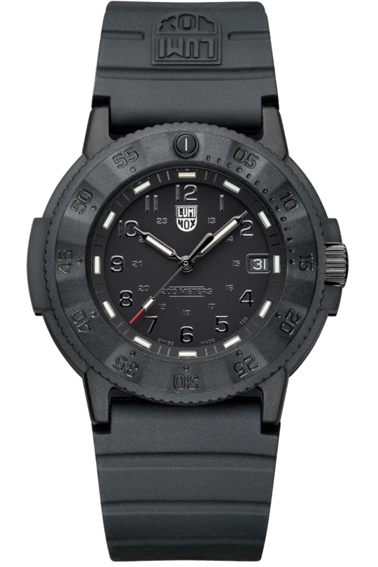 Luminox 3001.EVO.BO Men's Black Dial Swiss Quartz 43mm Case Watch