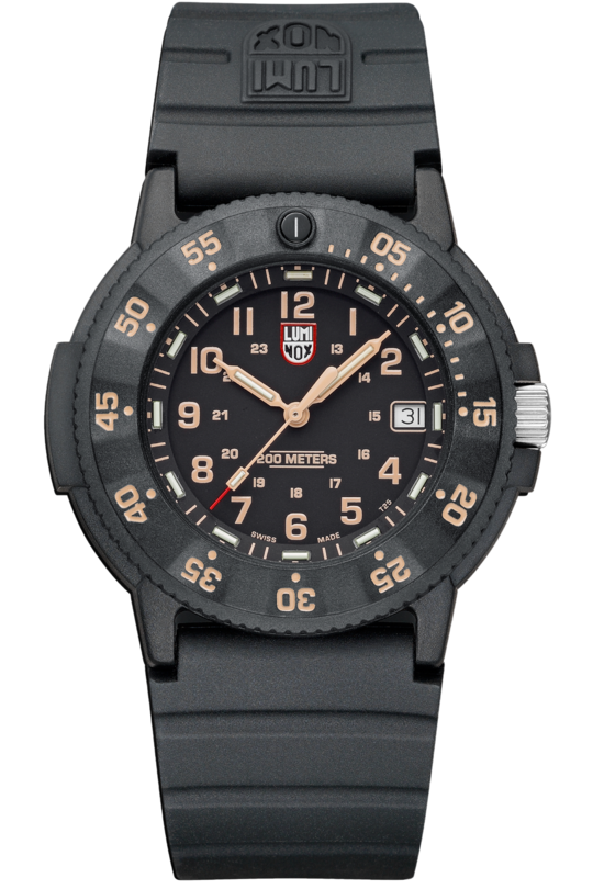 Luminox 3001.EVO.OR Men's Black Dial Swiss Quartz 43mm Case Watch