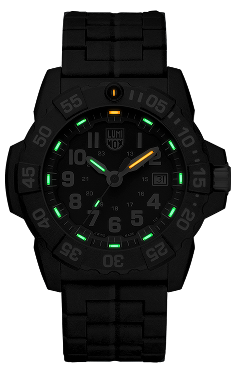 Luminox 3502 Navy Seal Black 45mm Case Watch