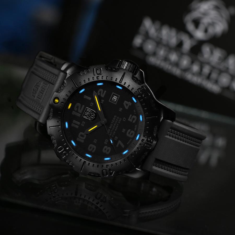 Luminox 4221.BO.NSF.SET LIMITED EDITION Navy SEAL Foundation ANU Authorized for Navy Use Watch Set