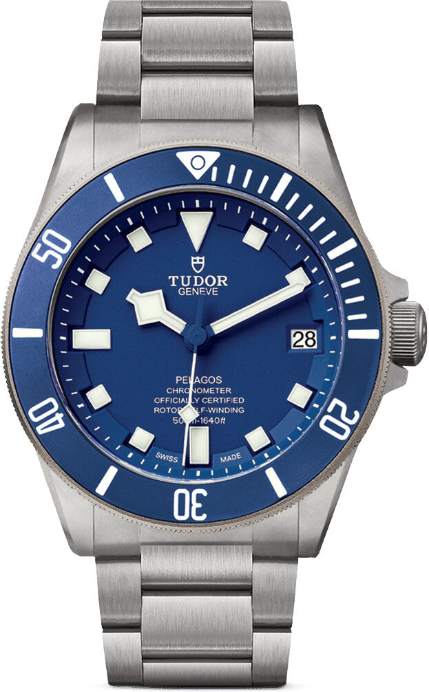 Tudor NEW Tudor M25600TB-0001 Pelagos Blue Dial Automatic 42mm Titanium Watch