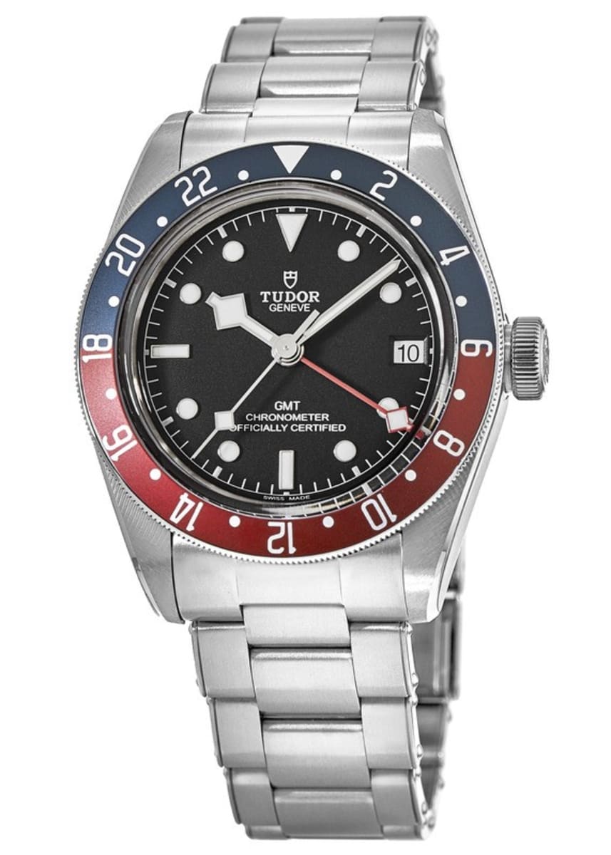 Tudor M79830RB-0001 Black Bay Gmt Pepsi Bezel Rare Automatic Watch