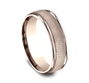Benchmark RECF77470R Rose 14k 7mm Men's Wedding Band Ring