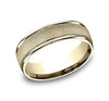Benchmark RECF77470Y Yellow 14k 7mm Men's Wedding Band Ring