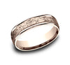 Benchmark RECF846374R Rose 14k 6mm Men's Wedding Band Ring