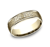 Benchmark RECF8465590Y Yellow 14k 6.5mm Men's Wedding Band Ring