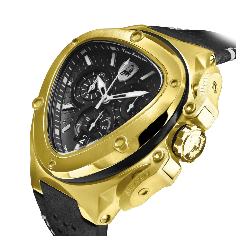 Tonino Lamborghini T9XD-YG SPYDER X YG Chrono Yellow Gold Watch