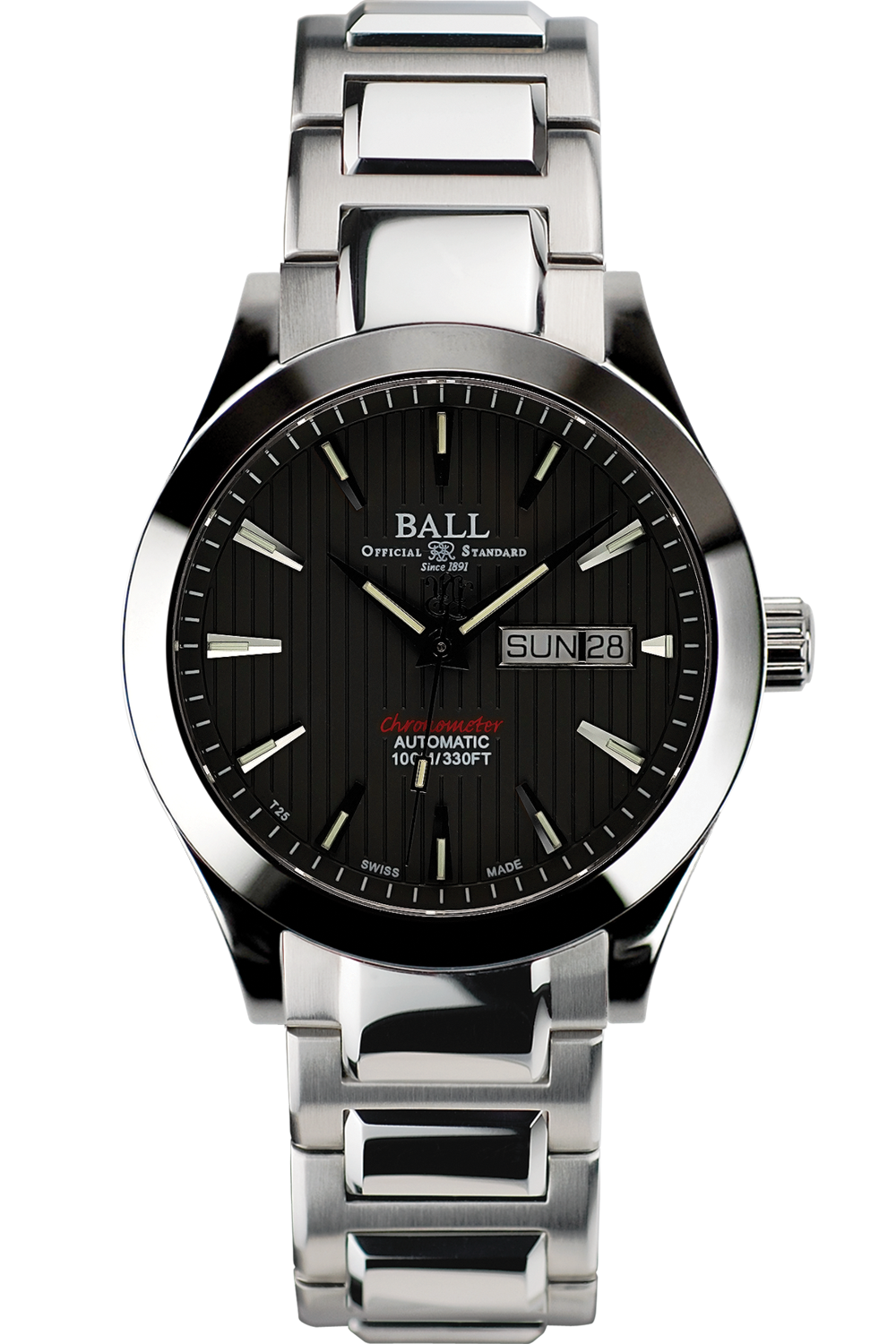 BALL NM2026C-SCJ-BK Engineer II Automatic Chronometer Watch