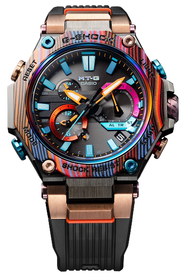 Casio G-Shock MTGB2000XMG-1A G-Carbon MTG Ble LIMITED EDITION Rainbow Watch