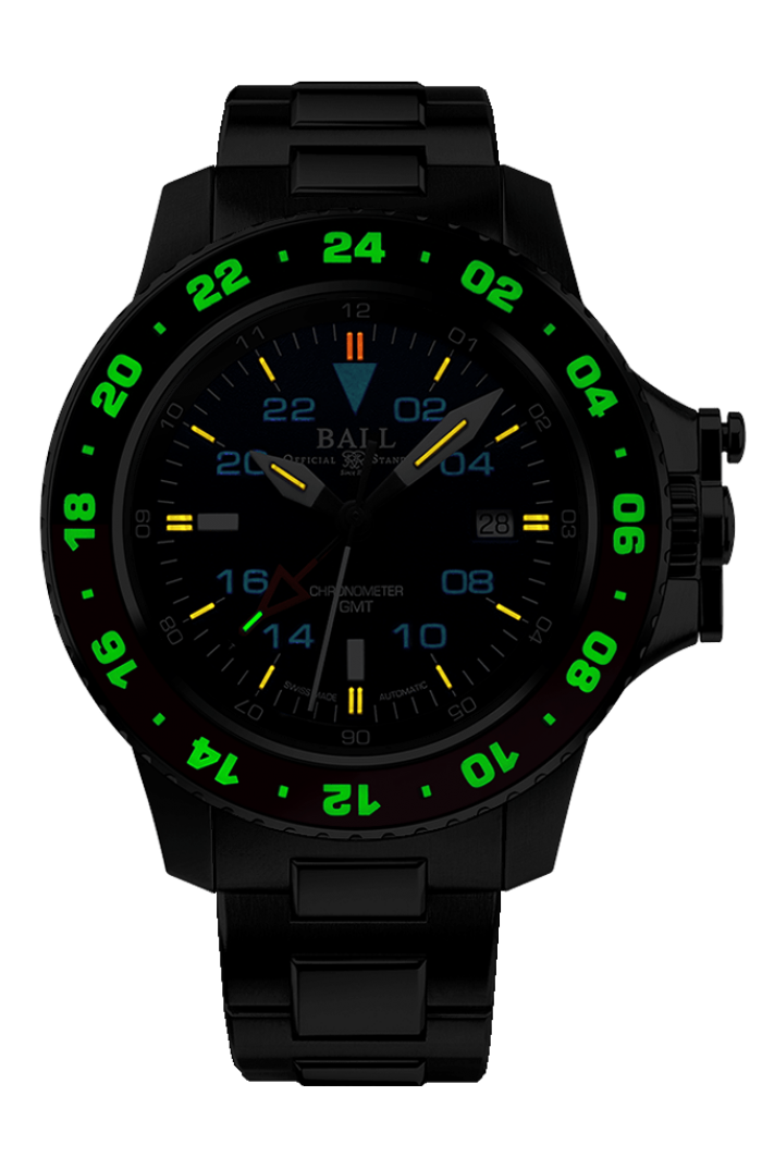 BALL DG2018C-S3C-BE Engineer Hydrocarbon AeroGMT II 42mm Watch